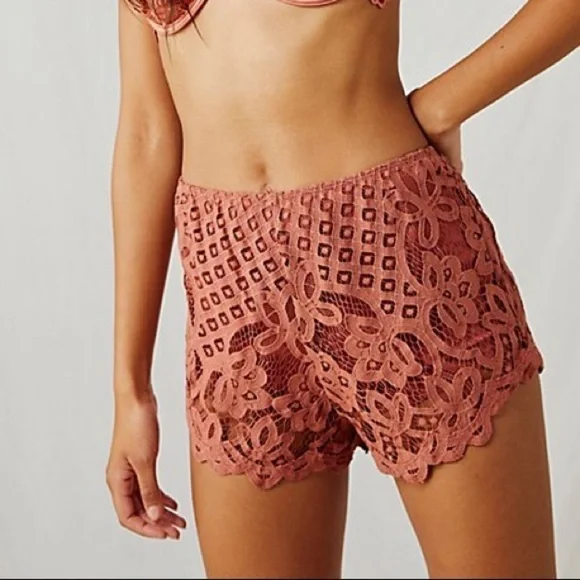 Free People adella shorts in lace size XS NWT - Picture 4 of 7